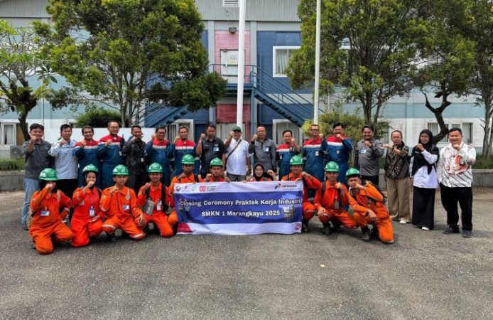 Cetak SDM Lokal Tangguh, PHKT Tuntaskan Prakerin Siswa SMK Marangkayu