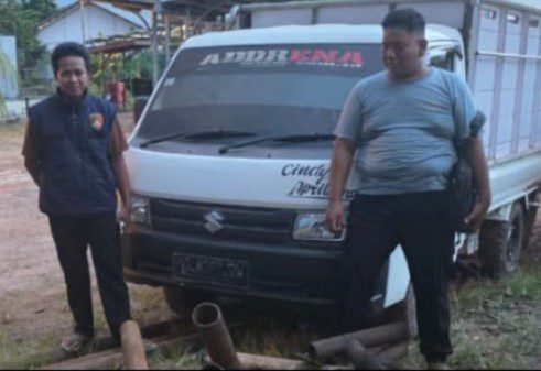 Angkut Pipa 1 Ton Pakai Carry Putih; Pelaku Dicokok, Ngaku Sudah 3 Kali Gasak!