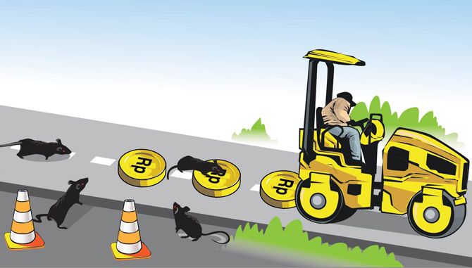 Proyek Jalan Rp 8,2 M Diduga ‘Dibobok’, Negara Rugi Rp 3,8 M!