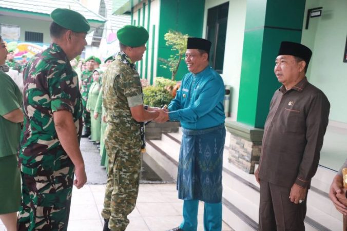 Wabup Katamso Sambut Dandim Baru 0419/Tanjab