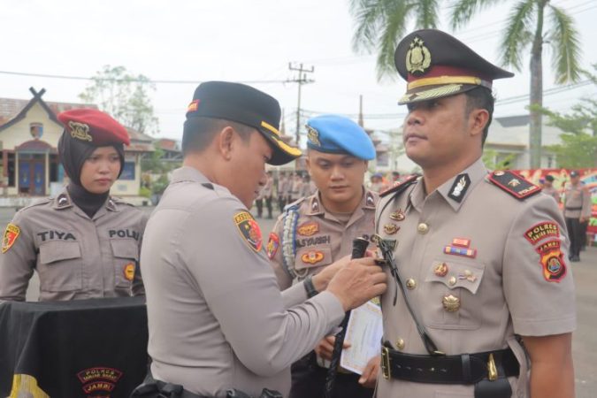 Kapolres Tanjab Barat Pimpin Sertijab Wakapolres, Andi Musahar Resmi Gantikan Johan Silaen