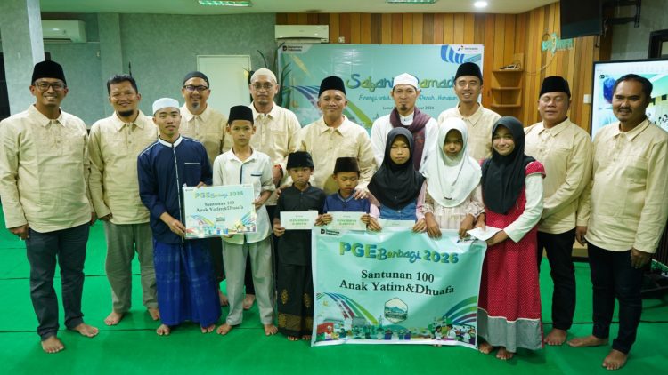 PGE Lumut Balai Safari Ramadan; 100 Anak Yatim Dapat Santunan, 500 Al-Qur’an Diwakafkan