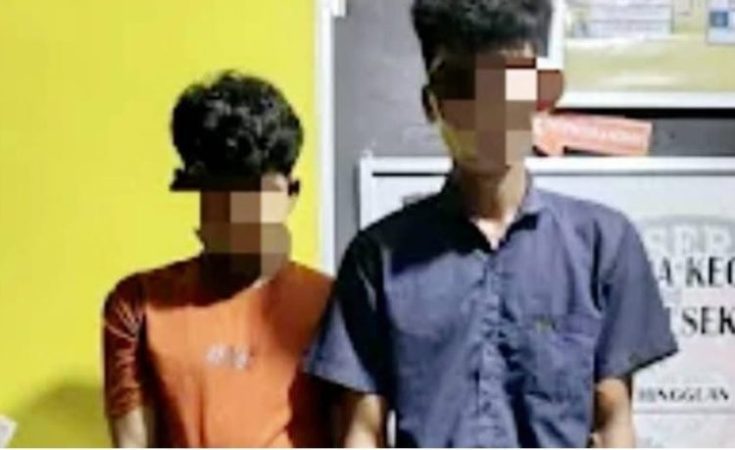 NYABU DI MOBIL LOGGING! Dua Pemuda Diciduk, Sabu Diselipkan di Kotak Rokok