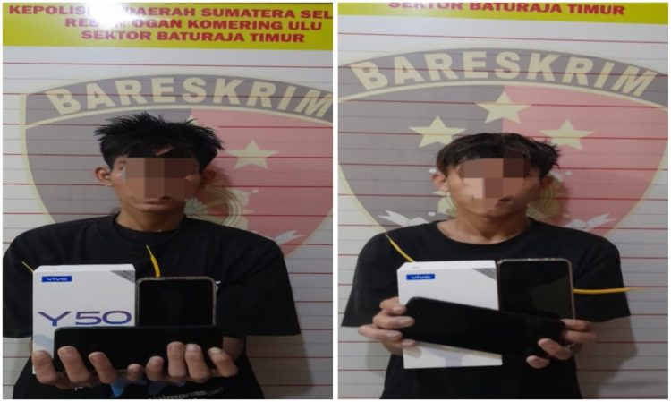 Subuh-Subuh Gasak Motor dan 2 HP, Dua Pemuda Diciduk di Kosan Dekat TKP