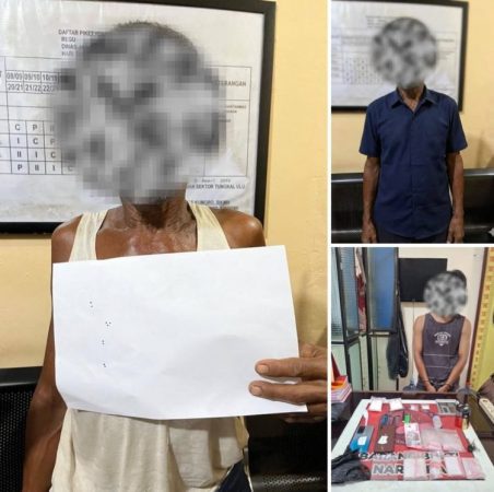 Digerebek Malam Hari! Dua Pengedar Sabu 2 Ons Diciduk di Batang Asam