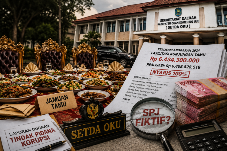 Bau Korupsi dari Meja Jamuan! Anggaran Tamu Setda OKU Rp 6,4 M Nyaris Ludes