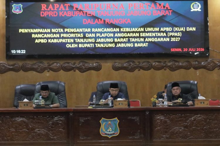 DPRD Tanjab Barat Mulai Bedah KUA-PPAS APBD 2027